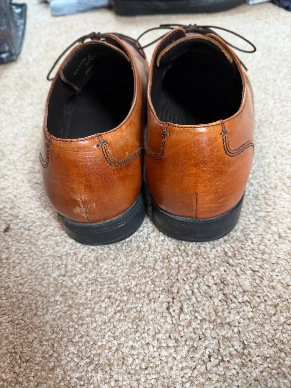 Cole Haan Men's Lace-Up Dress Oxfords in Cognac 11.5M